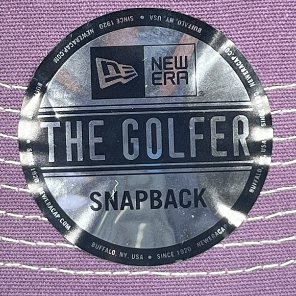 Chicago Cubs New Era The Golfer Snapback Cap Hat Black Purple MLB - Picture 7 of 16